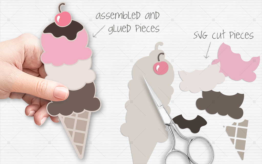 Ice Cream Cone SVG Bundle