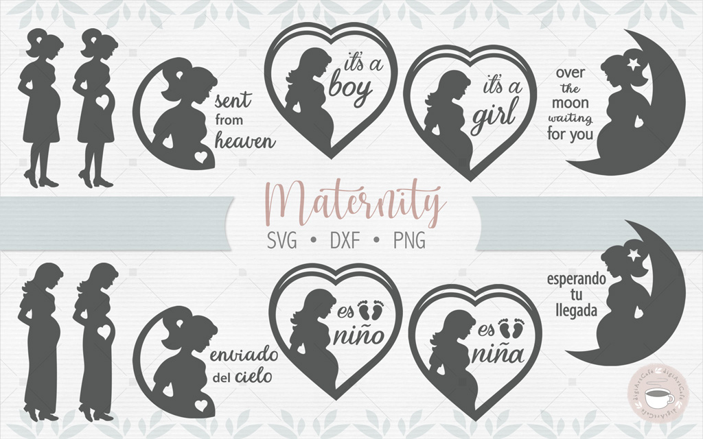 Maternity SVG, Digital Download