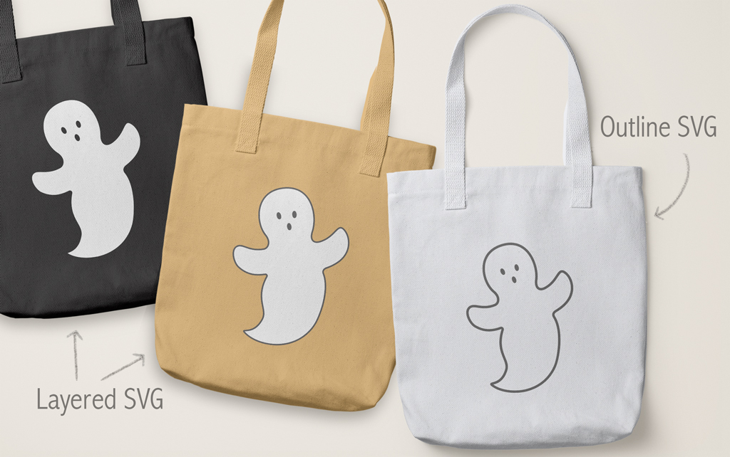 Halloween Ghosts SVG