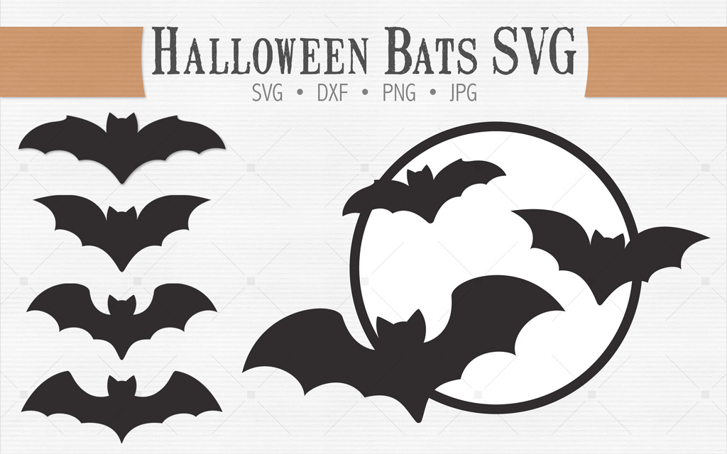 Halloween Bats SVG