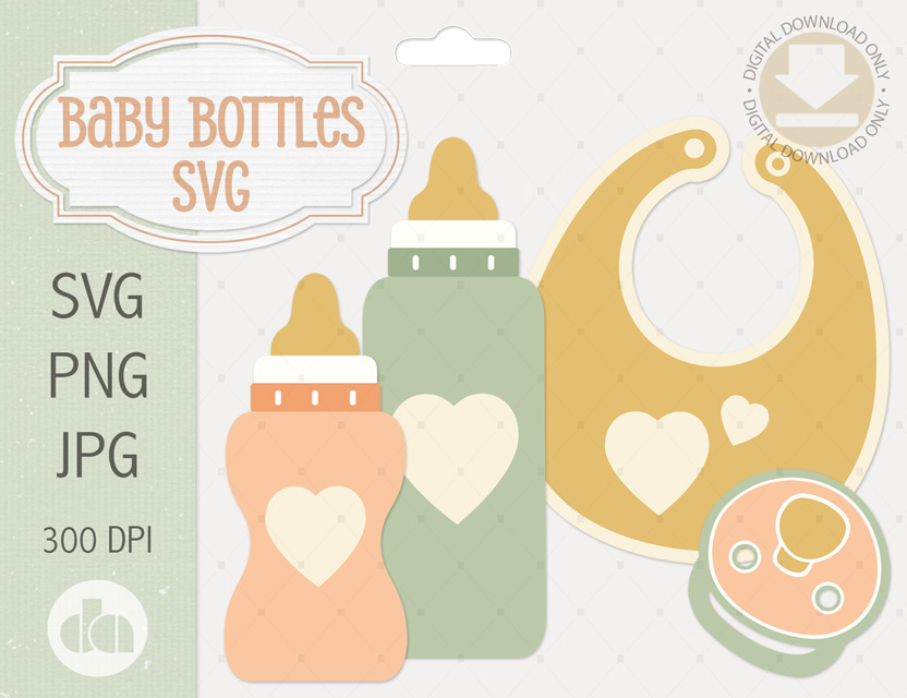 Baby Bottles SVG
