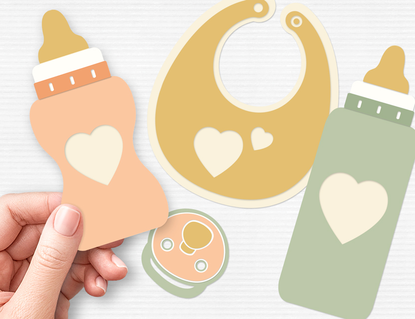Baby Bottles SVG
