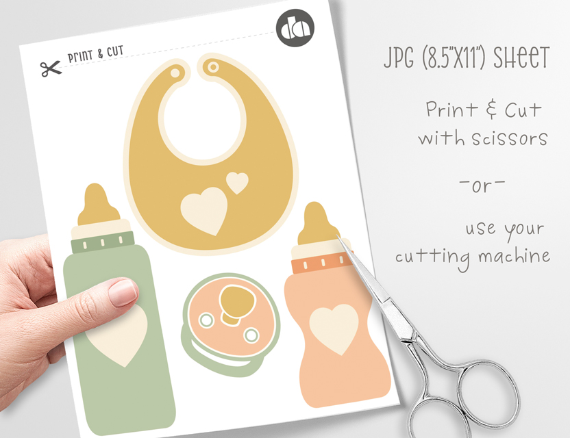 Baby Bottles SVG