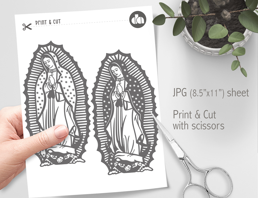 Virgen de Guadalupe SVG